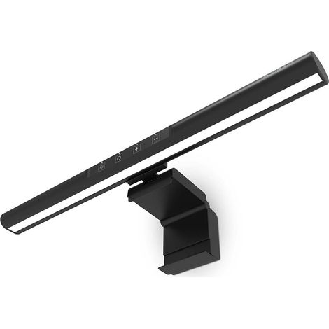 Nedis LED Monitorlampe 40 cm Dimmbar Schwarz