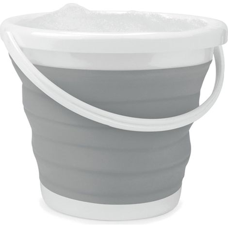 10-Liter-Falteimer, kompaktes und platzsparendes Design, für den Innenbereich (1/5)