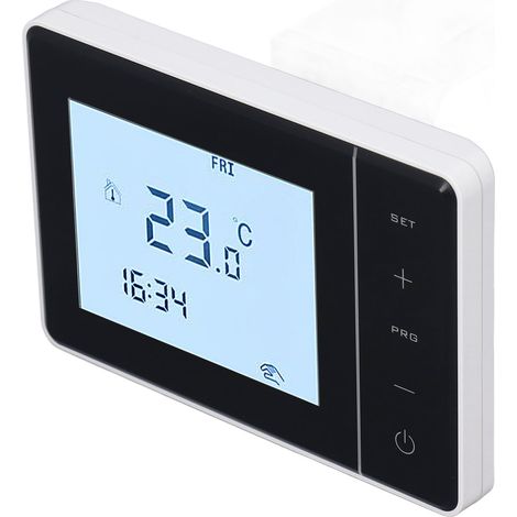 Thermostat Intelligent avec Sonde NTC 2,5m pour Radiateur Électrique, Régulateur de Température Programmable 100-230V (1/5)