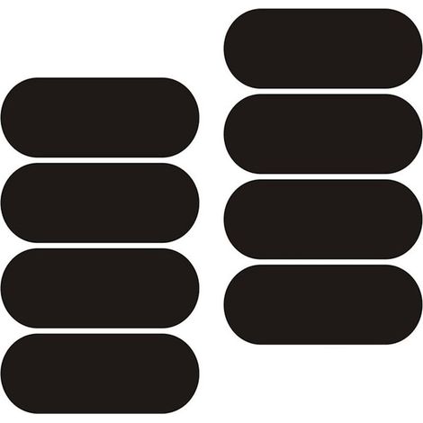 2 Bandes Stickers Réfléchissants Casque Moto, Autocollant Casque Moto Noirs Rétro, Bandes Adhésives Réfléchissantes Haute Visibilité Sécurité Stickers Adhérence Maximale pour Trottinette Vélo (1/5)