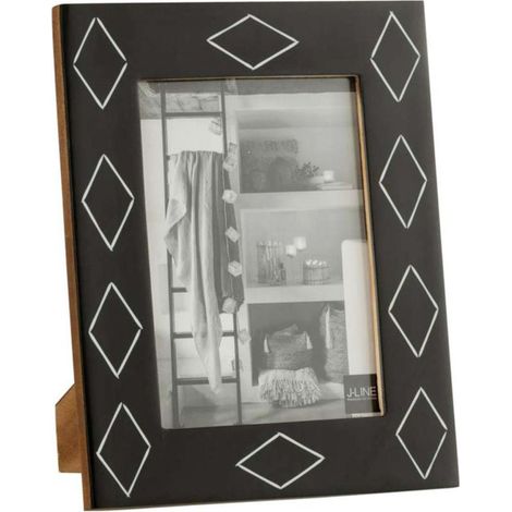 Cadre Photo Déco "Motif" 13x18cm Noir & Blanc (1/3)