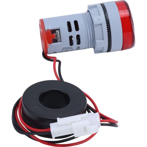 Ampèremètre numérique universel avec voyant lumineux, 220 V CA, AD16-22DSA (1/5)