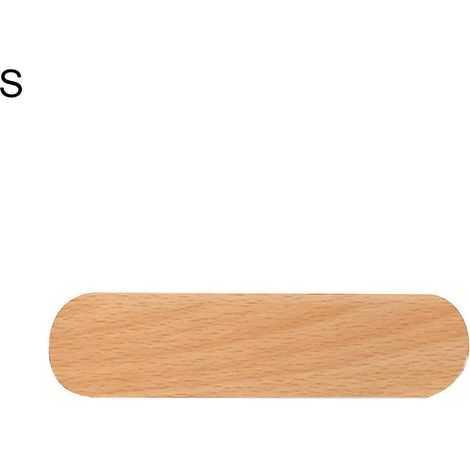 Robuster magnetischer Schlüsselhalter aus naturbelassenem Buchenholz, Wanddekoration, Schlüsselorganizer für Zuhause – Buchenholz