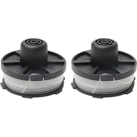 Bobine filetée de rechange pour tondeuse à gazon,Compatible avec Makita 18V dur181/RF/Z,195858-1/196145-9 rechange pour coupe-herbe,Inclus:2 bobines rechange (1/4)