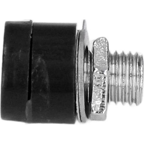 100Pcs Bornier 4mm Douille Banane Connecteur Croix Fiche Prise Contact Noir Lot (1/5)