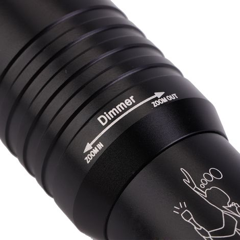 Lampe de plongée LED 1200LM étanche zoomable à main avec batterie (1/5)
