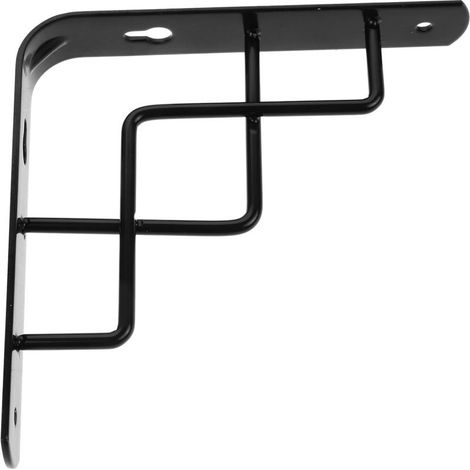 Équerre/Support Design pour éTagèRe Support en Métal pour Tablette Flottante - 2 PCS Support d’Étagère Équerre de Fixation pour Déco Salon Cuisine Chambre Bibliothèque(15 cm) (1/4)