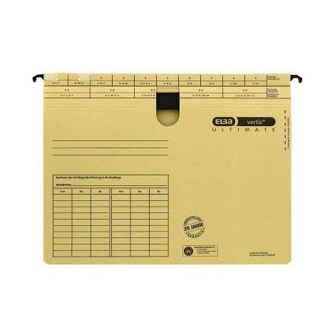 ELBA Hängehefter vertic ULTIMATE 100552065 DIN A4 Karton naturbraun (1/5)