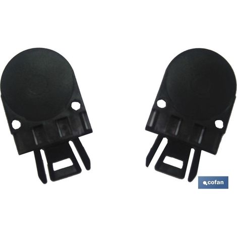Support de visière réglable pour casque de chantier avec grille de protection (1/4)