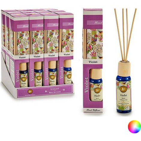 Ensemble de 12 diffuseurs de parfum - Violettes (1/3)