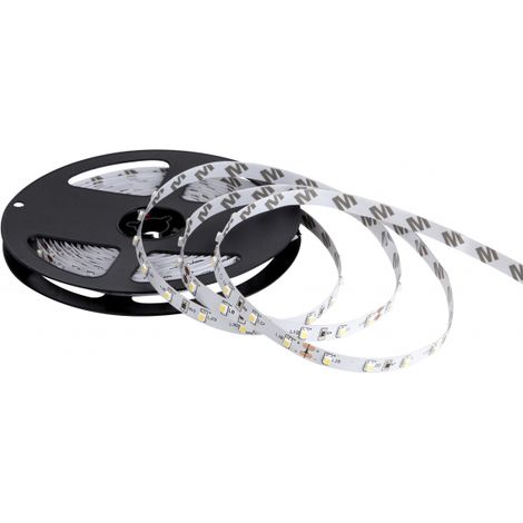 Rollo de cinta led 5m 24w 3200k 300 led 24v Ip20 0.2x0.8x500 discovery no estanco