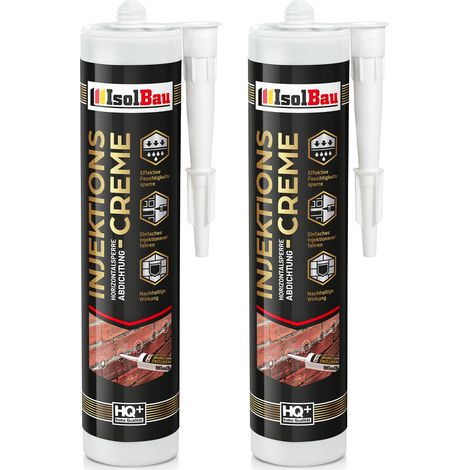 Injektionscreme 2 x 280ml Horizontalsperre Isolbau Horizontalabdichtung (1/5)