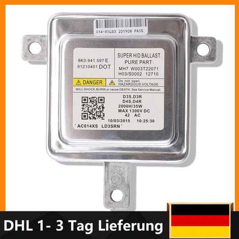 Unité de commande de ballast pour phare xénon 8K0941597E pour AUDI SEAT SKODA D3S (1/5)
