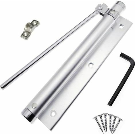 Green Mobility-FermePorte à Ressort en Alliage d'aluminium de Porte Closers réglable Monté en surface Dispositif de fermeture automatique 45kg (1 pièce) (1/5)