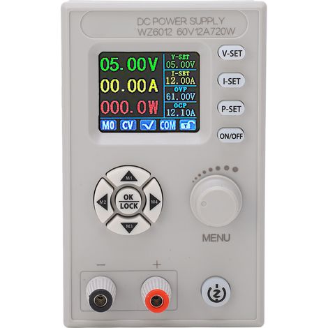 Gleichstromstabilisiertes Netzteilmodul mit roter Kupferspule, einstellbarer Spannungsregelung, 60 V, 12 A, 720 W (1/5)