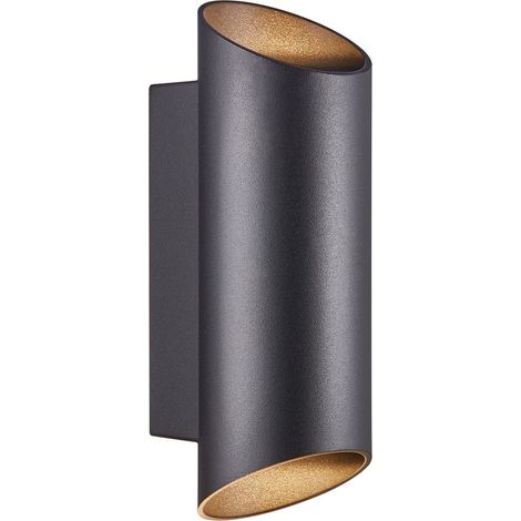 Nordlux NICO Round 22 Aplique de Pared Negro Exterior (1/5)