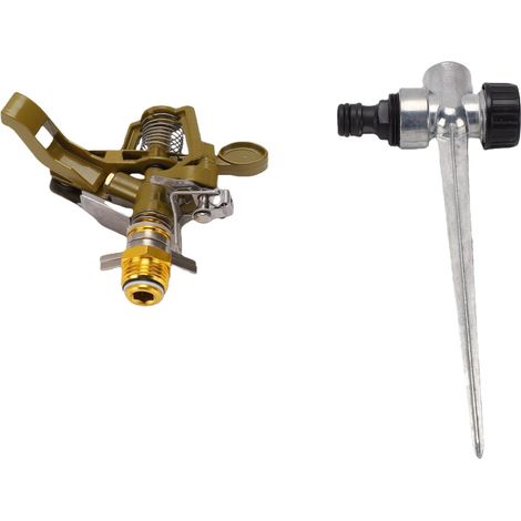 Arroseur pivotant automatique, bras à bascule réglable, Rotation en alliage, eau d'irrigation pour jardins et terres agricoles (1/5)