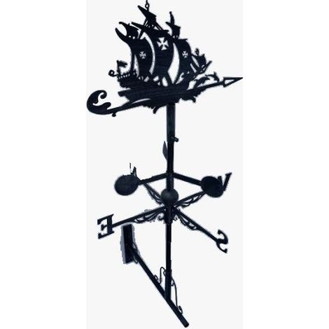 Girouette de toit graphique modèle Bateau avec support universel (1/5)