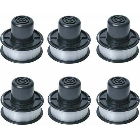 A6226 trimmer line spool compatible with Black & Decker GL250 / GL310 / GL360 / GL360SB automatic grass trimmers, supplied with 6m of line, set of 6 spools (1/5)