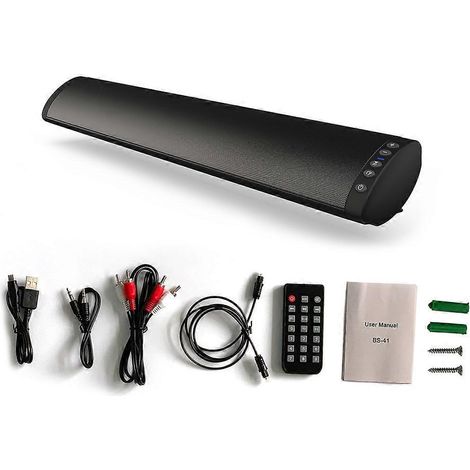 Fernbedienung für Lautsprecher mit RCA-Schnittstelle, kompatibel mit Fernsehern und Breitbandlautsprechern - Modell BS-41 (1/4)