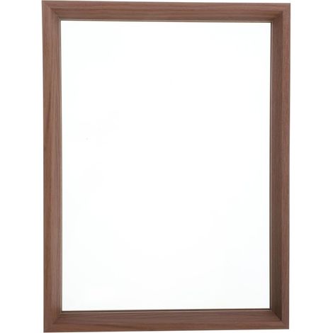 Cadre Photo de Bureau A4 Double Face en Acrylique Transparent Cadre Photo de Table et Toiles en Couleur Noyer Décoration Intérieure Élégante (1/5)