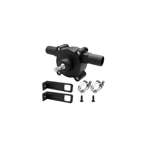 Pompe à main Mini pompe à main Portable pompe de forage Portable auto-amorçante avec deux connexions pour Aquariums étangs fontaines jardins
