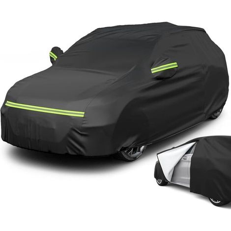Bâche pour voiture SUV imperméable 465x185x160cm – Tissu Oxford+ anti-UV – Protection contre neige. poussière et salissures – Conception coupe-vent (1/5)