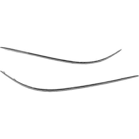 2098850921 2098851021 Garniture chromée de pare-chocs avant compatible avec Mercedes-Benz Classe CLK W209 2006-2009 (1/5)