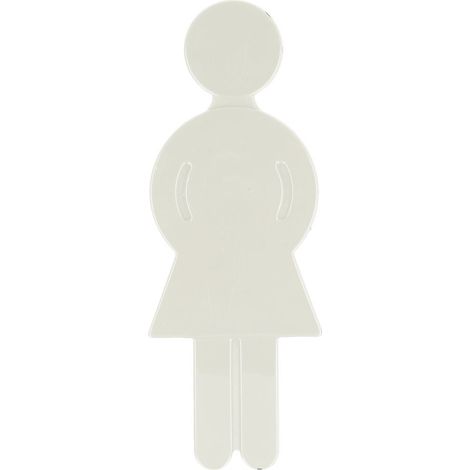 Pictogramme Nylon-Line dames blanc