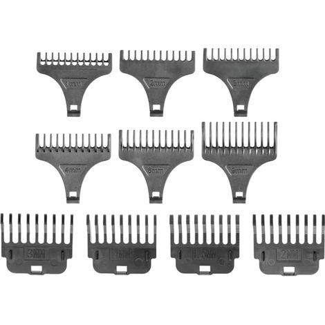 10 Pièces Sabot Tondeuse Pour T9, Peignes De Tondeuse À Barbe, Embouts De Peigne, Embouts Clipper Pour Tondeuse À Cheveux, Outil De Salon De Coiffure (1/5)