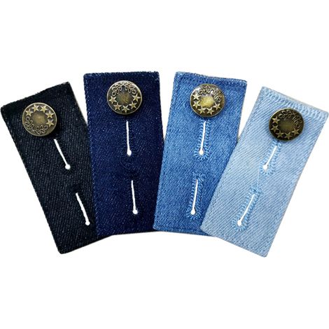 Boucle extensible combinée, ajustement créatif, crochet de boucle extensible pour jeans et pantalons (1/5)