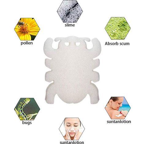 Lot de 16 éponges absorbantes à motifs de dessins animés pour spa, piscine et jacuzzi. (1/5)