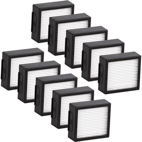 (10 unidades) Filtro HEPA de repuesto, Adecuado para Combo J7+, compatible con filtro HEPA, robot aspirador iRobot Roomba Combo J7+/ Combo J9+ (1/2)