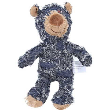 1 Jouet Chien Forme Ours en Peluche Sonore Nettoyage Dents Interaction Dressage (1/5)