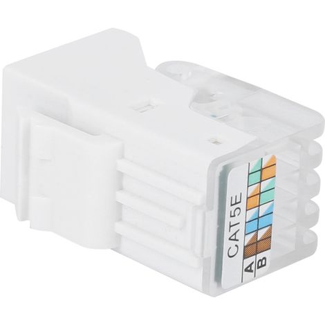 Adaptateur de prise réseau informatique CAT5E sans outil avec 3 modules RJ45 (1/5)