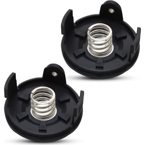 196146-9 195858-1 Couvercle de Bobine, Couvercle de bobine de Coupe Bordure pour coupe-bordure Makita 18 V DUR181 DUR181Z DUR181RF(2 Capuchons de Bobine + 2 Ressort) (1/5)