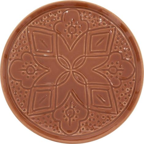 Lot de 6 Assiettes à Dessert "Sienna" 20cm Terracotta (1/2)