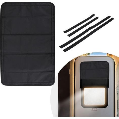 Pare-soleil pliable pour porte ou fenêtre de camping-car, rideau occultant (1/5)