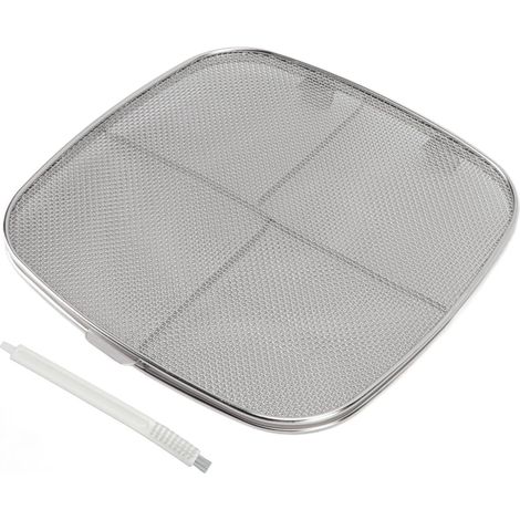 Pare, éclaboussures pour friteuse, en acier inoxydable, double couche (1/5)