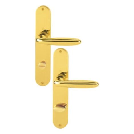 Hoppe Langschildgarnitur Verona M151/302 MS F71 Bad SK/OL 78mm DIN L/R (1/3)