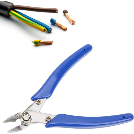 Pince électronique industrielle 305, ciseaux électroniques en acier au chrome-vanadium, pince de précision 5 pouces, pince à mâchoires diagonales, pince coupante pour fil de cuivre et plastique (1/5)
