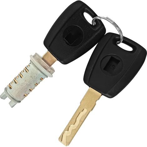 Convient aux cylindres de serrure de porte de voitures Fiat anciennes, aux cylindres de serrure de porte courts Fiat et aux pièces de voiture à double clé. (1/4)