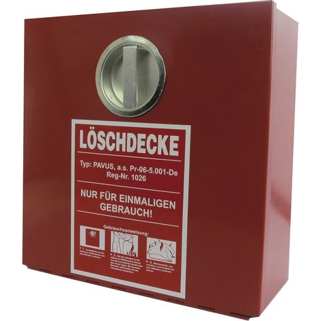 LEINA Feuerlöschdeckenbehälter aus verzinktem Stahlblech 305 x 305 x 150 mm