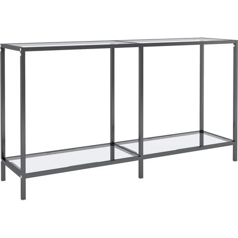 Maison Exclusive - Table console Transparent 140x35x75,5 cm Verre trempé (1/5)