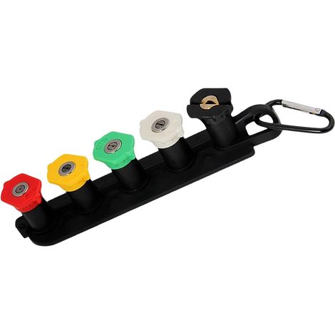 Ensemble de buses de nettoyeur haute pression pour nettoyeur haute pression avec support pour un rangement facile pour la maison