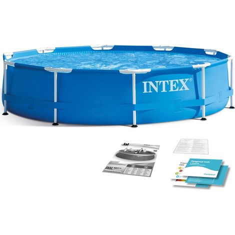 Piscina da giardino con cornice 305 x 76 cm intex 28200