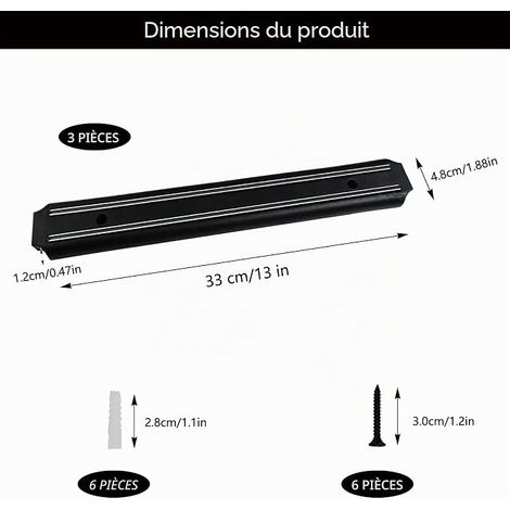 Magnetic Bar for Tools Knives (1/4)