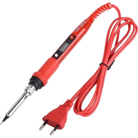 Fer à souder (prise UE 220 V) à température réglable de 200 à 450 °C, kit de réparation électronique DIY