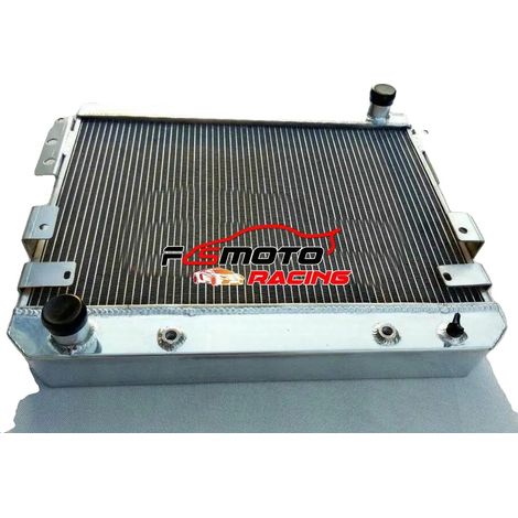 Radiador de aluminio de 3 filas, diseño robusto, mayor capacidad de refrigeración, ajuste perfecto para Ford Mustang II (1/4)