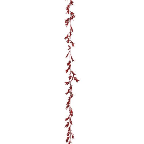 Weihnachtsgirlande mit Glitzer, 180 cm (1/2)